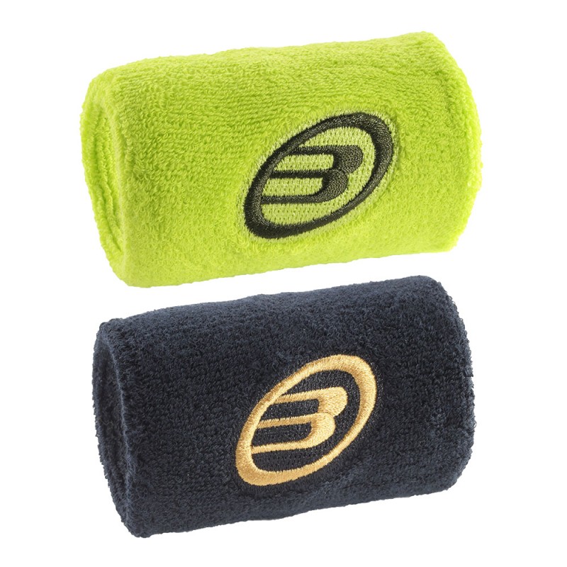 Muñequeras Bullpadel BPMU225 FW lima negro Muñequeras Bullpadel BPMU225 FW lima negro