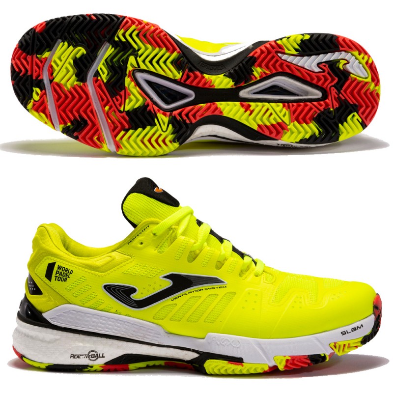 Zapatillas Joma T.SLAM MEN 2209 amarillo fluor negro