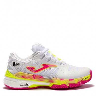 Zapatillas Joma T.SLAM LADY 2202 blanco fucsia