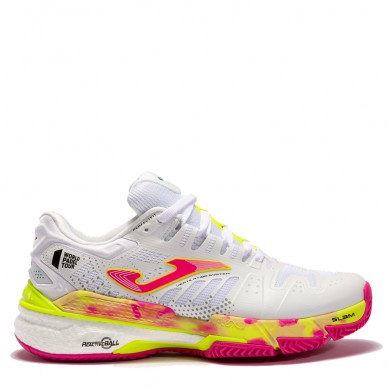 Zapatillas Joma T.SLAM LADY 2202 blanco fucsia