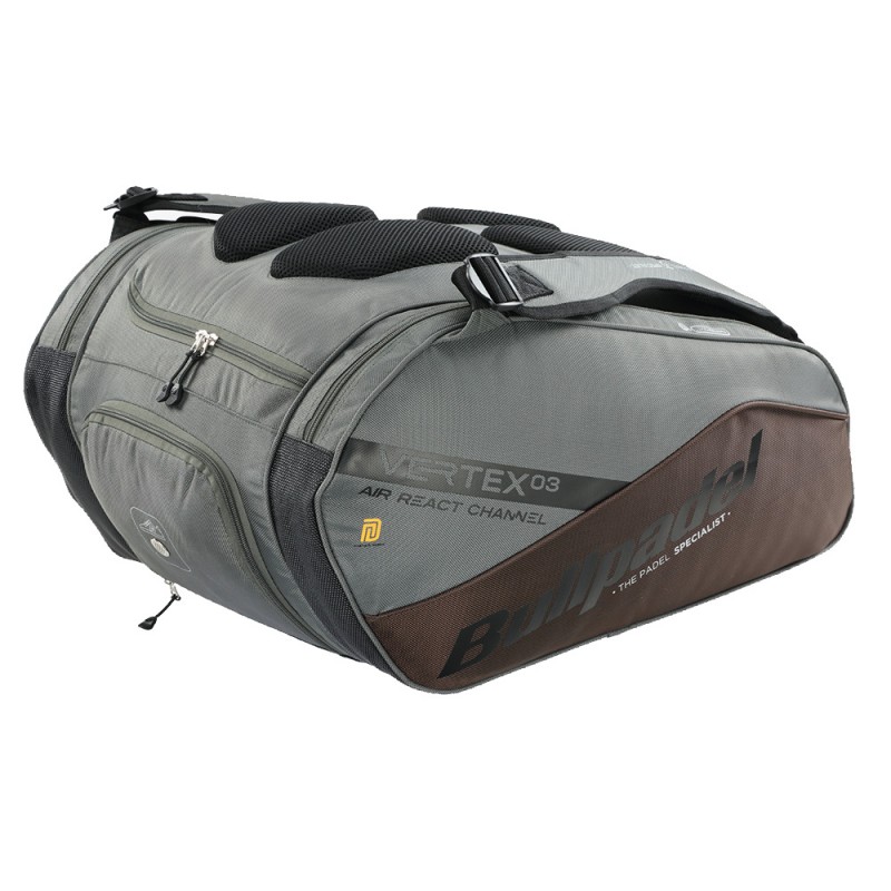 Paletero Bullpadel Vertex BPP-23001 gris oscuro Paletero Bullpadel Vertex BPP-23001 gris oscuro