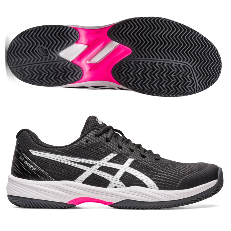 Asics Gel Game 9 Clay black hot pink