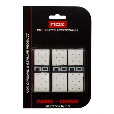 Overgrips Nox Extra Grip Blancos 3 unidades