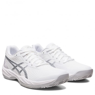 Asics Gel Game 9 Padel white pure silver