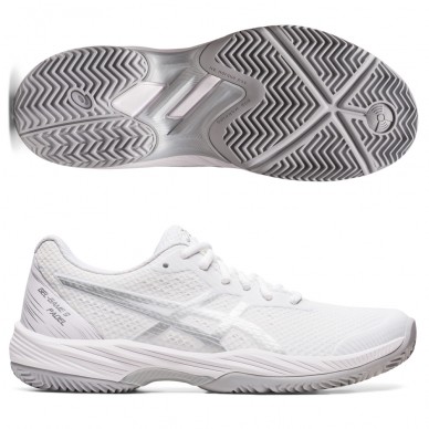 Asics Gel Game 9 Padel white pure silver