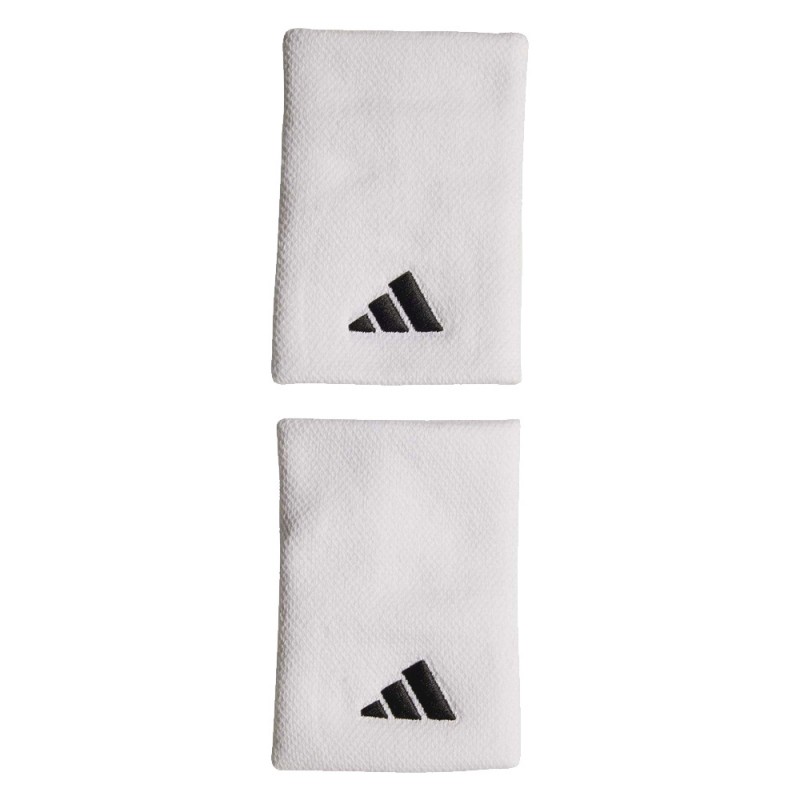 Muñequeras Adidas Tennis L blanco negro Muñequeras Adidas Tennis L blanco negro