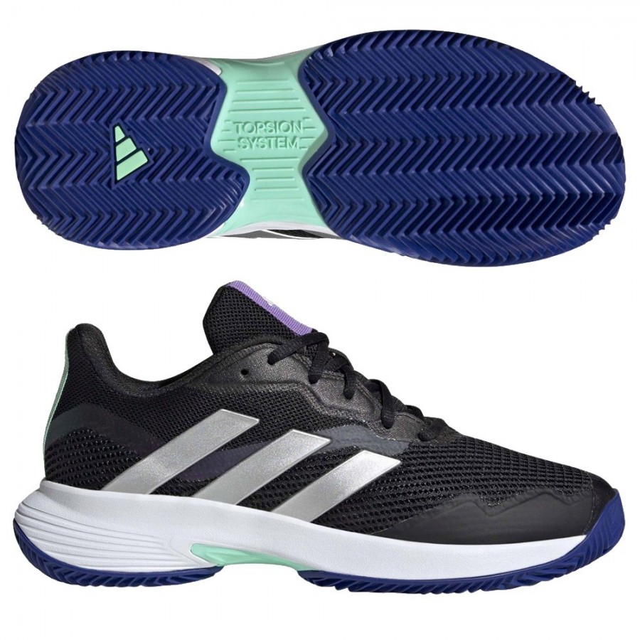 Adidas Control W Clay core black silver - tecnología Zona Padel