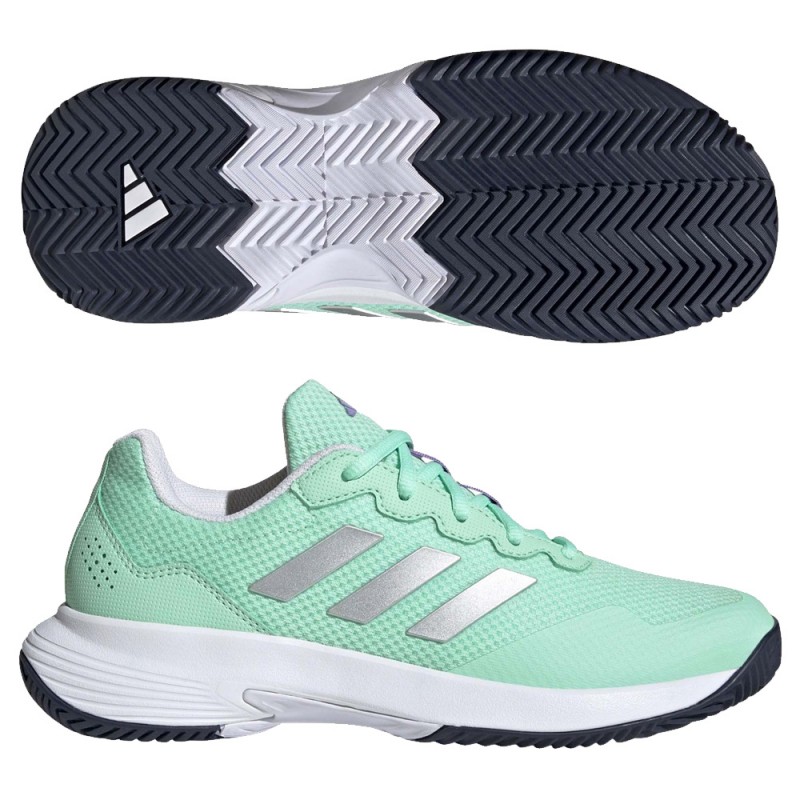 Adidas Gamecourt 2 W pulse mint silver upper de malla - de Padel