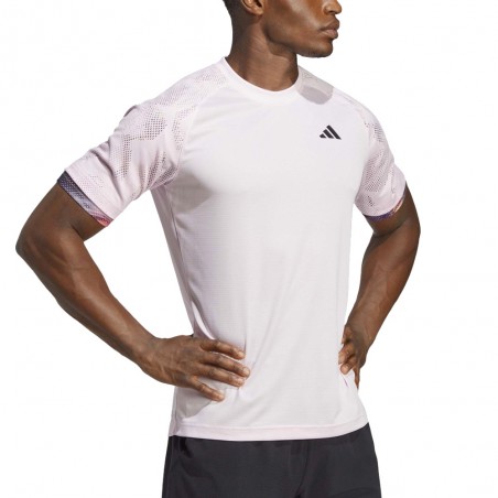 Camiseta Adidas Mel Clear rosa - - de Padel