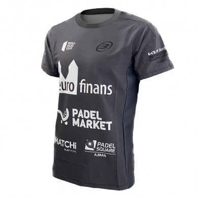 Camiseta Bullpadel Paquito Navarro Odeon negro