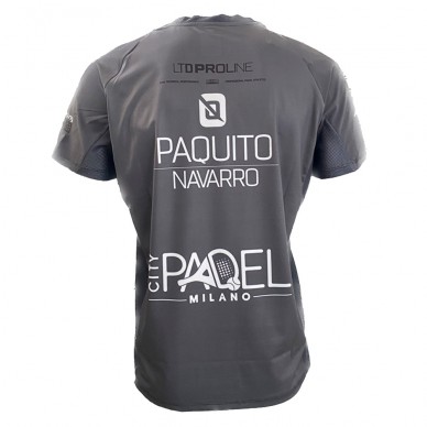 Camiseta Bullpadel Paquito Navarro Odeon negro