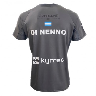 Camiseta Bullpadel Odeon Martin Di Nenno negra