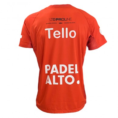 Camiseta Bullpadel Odeon Juan Tello paprica