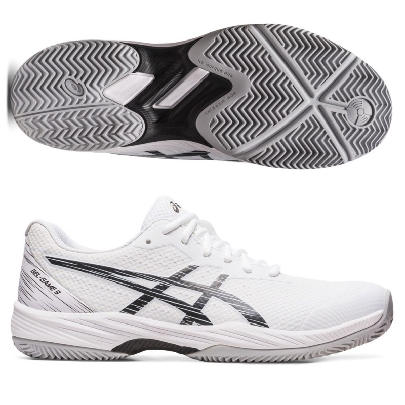 Asics Gel Game 9 Padel white black 2023 Asics Gel Game 9 Padel white black 2023