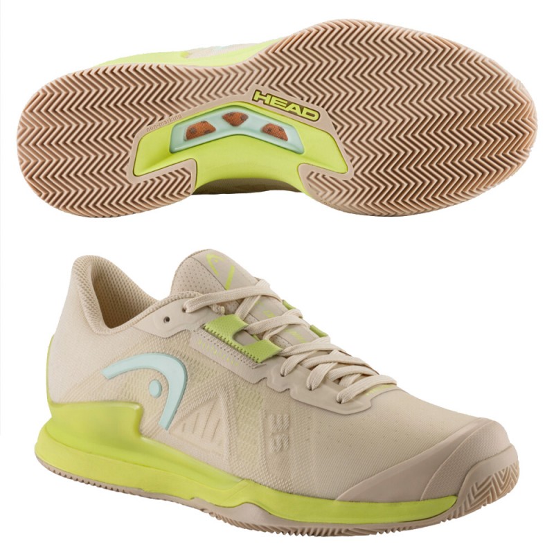 Zapatillas Head Sprint Pro Clay macadamia - de Padel