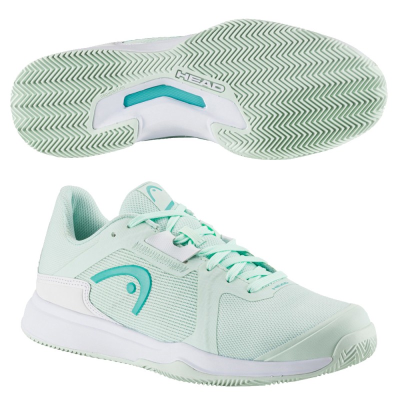 Zapatillas Head Sprint Team 3.5 Clay aqua white 2023 Zapatillas Head Sprint Team 3.5 Clay aqua white 2023