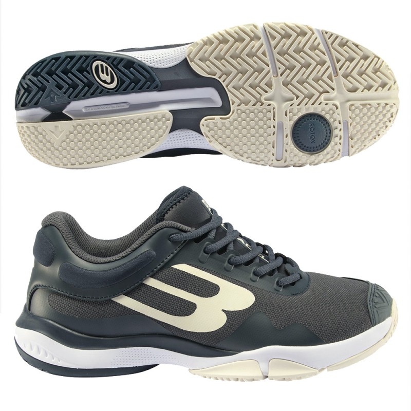 Zapatillas Bullpadel Flow Hybrid Fly 23V gris oscuro Zapatillas Bullpadel Flow Hybrid Fly 23V gris oscuro