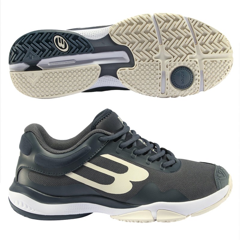 Zapatillas Bullpadel Flow Hybrid Fly 23V gris oscuro