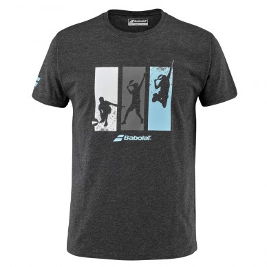 Camiseta Babolat Padel Cotton Tee Men negra