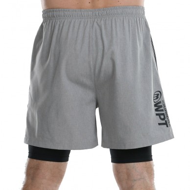 Short Bullpadel Lirio gris medio