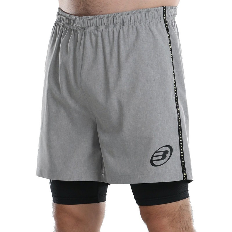 Short Bullpadel Lirio gris medio Short Bullpadel Lirio gris medio