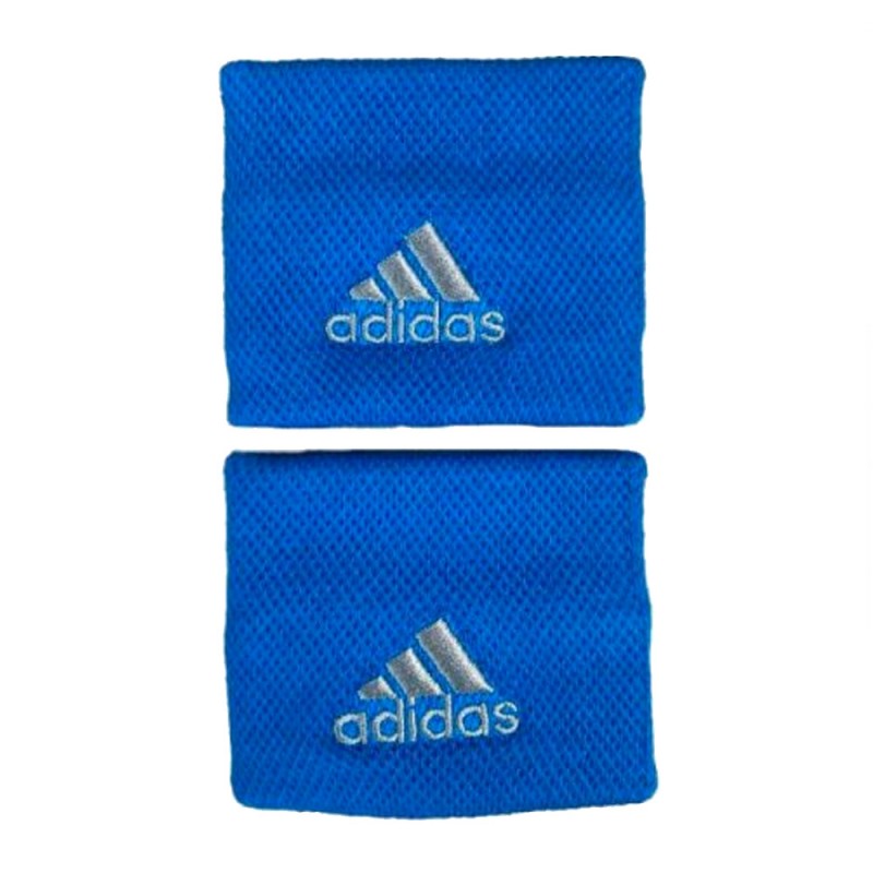 Muñequeras Adidas Wristband S azul gris