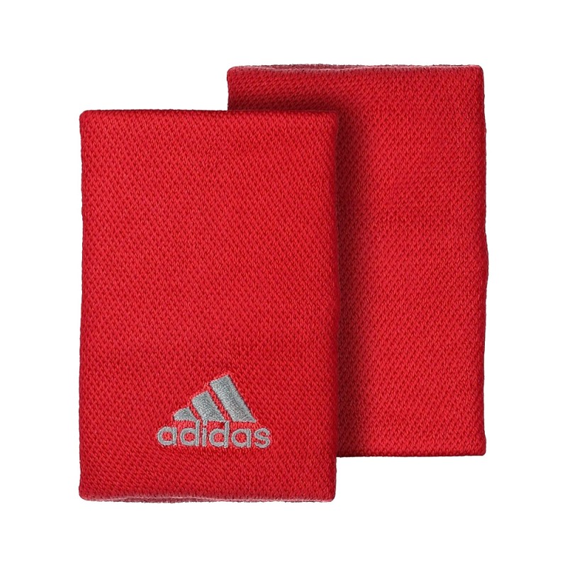 Muñequeras Adidas Wristband L roja Muñequeras Adidas Wristband L roja