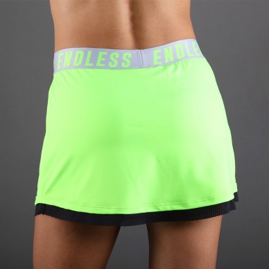 Falda Endless Iconic verde fluor