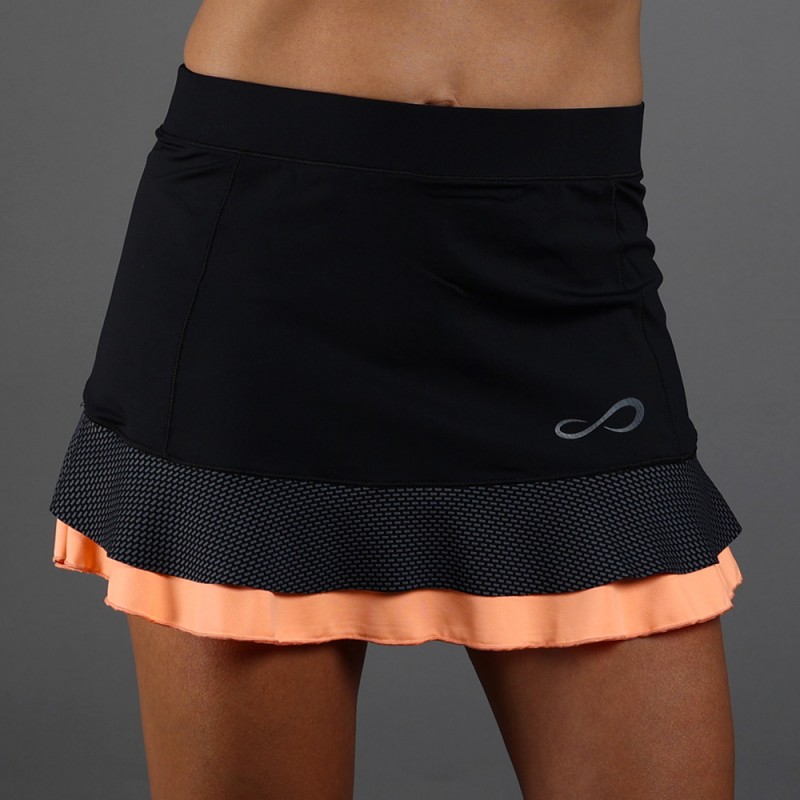 Falda Endless Starlett negro salmon Falda Endless Starlett negro salmon