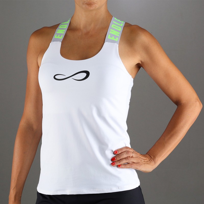 Camiseta Endless Iconic blanco verde Camiseta Endless Iconic blanco verde