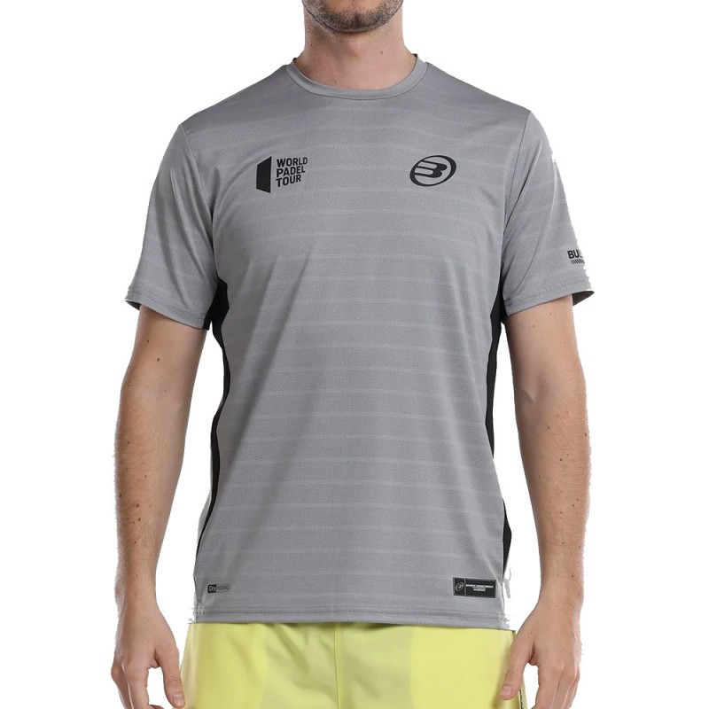 Camiseta Bullpadel Lumbo ceniza bicolor Camiseta Bullpadel Lumbo ceniza bicolor