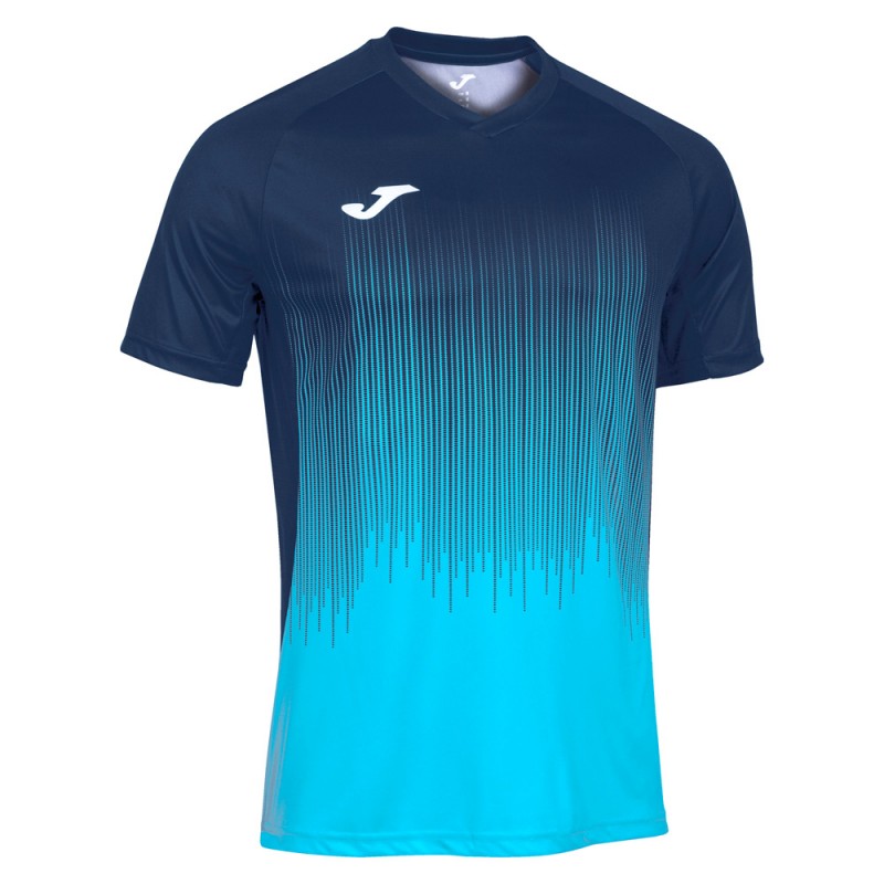 Camiseta Joma Tiger IV turquesa flúor marino Camiseta Joma Tiger IV turquesa flúor marino