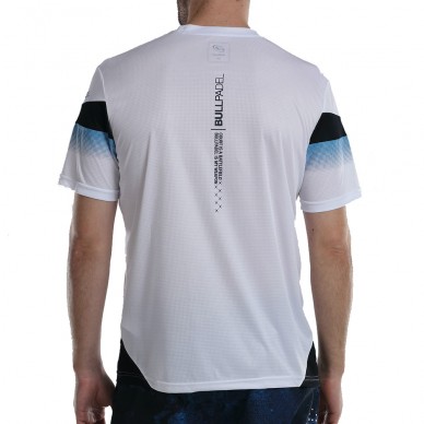 Camiseta Bullpadel Aguzo blanca