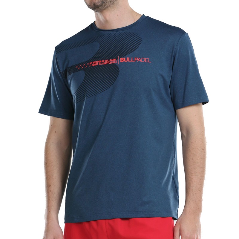 Camiseta Bullpadel Aires azul marino vigore Camiseta Bullpadel Aires azul marino vigore