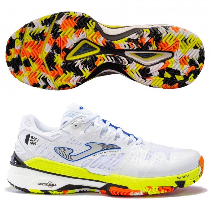 Zapatillas T.Slam 23 World Padel Tour - Wpt clay hombre blanco