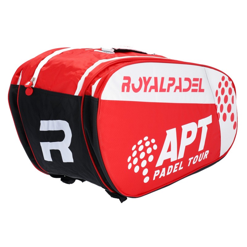 Paletero Royal Padel APT blanco rojo 2023 Paletero Royal Padel APT blanco rojo 2023