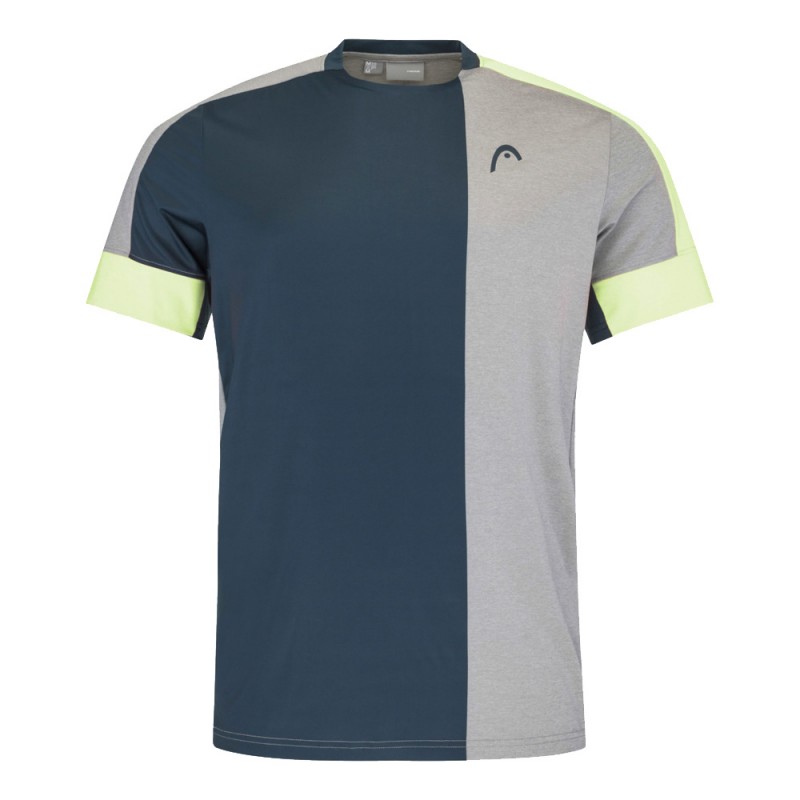 Camiseta Head Padel Tech grey light green Camiseta Head Padel Tech grey light green
