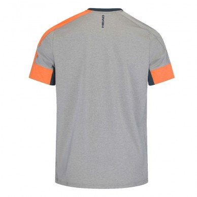 Camiseta Head Padel Tech grey orange
