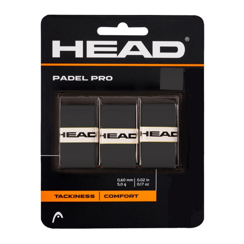 Overgrip Head Padel Pro 3 Pack negro