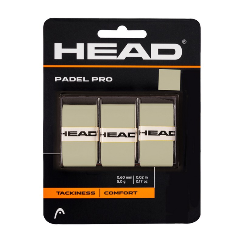Overgrip Head Padel Pro 3 Pack gris Overgrip Head Padel Pro 3 Pack gris