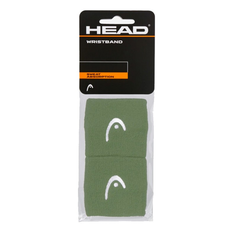 Muñequeras Head 2.5" verde claro Muñequeras Head 2.5" verde claro