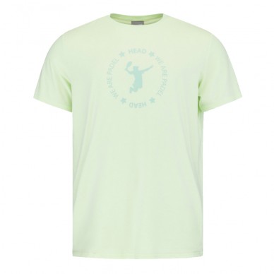 Camiseta Head We Are Padel lightgreen