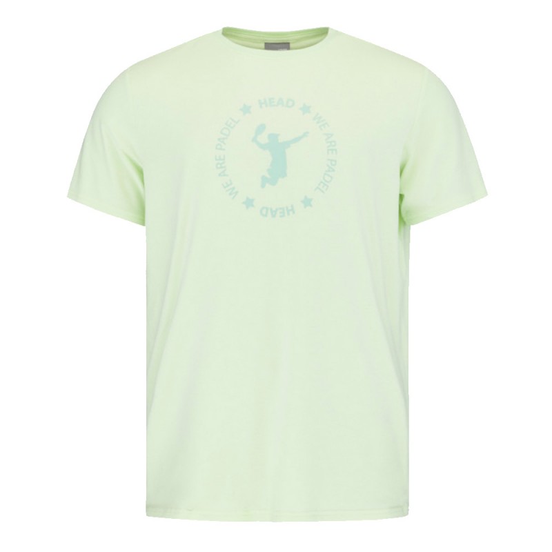 Camiseta Head We Are Padel lightgreen