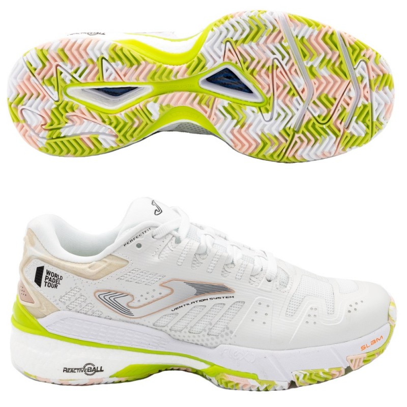 Zapatillas Joma T.SLAM LADY 2302 blanco rosa 2023 Zapatillas Joma T.SLAM LADY 2302 blanco rosa 2023