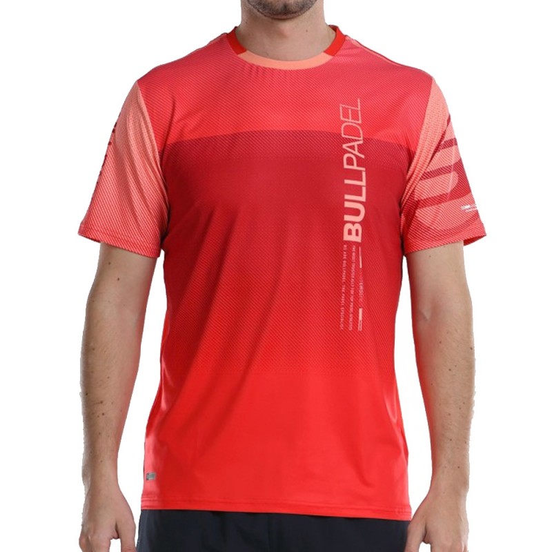 Camiseta Bullpadel Nauru cereza Camiseta Bullpadel Nauru cereza