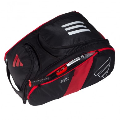 Paletero Adidas RB Multigame negro rojo 2023