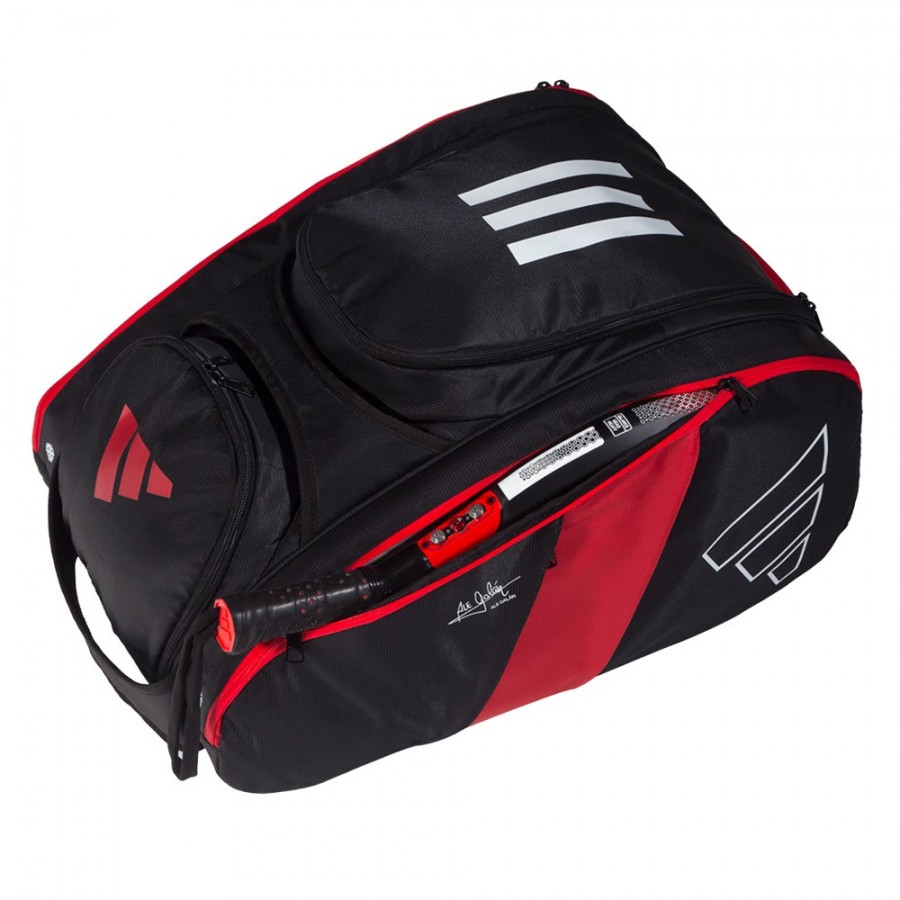 Mochila Paletero pádel Negro Naranja, ADIDAS PADEL - PRO TOUR