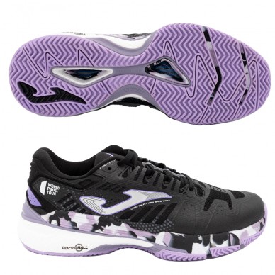 Zapatillas Joma T.SLAM LADY 2301 negra morada 2023