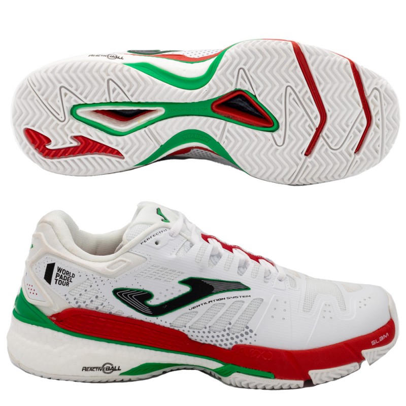 Zapatillas Joma T.SLAM MEN 2202 blanco rojo Zapatillas Joma T.SLAM MEN 2202 blanco rojo