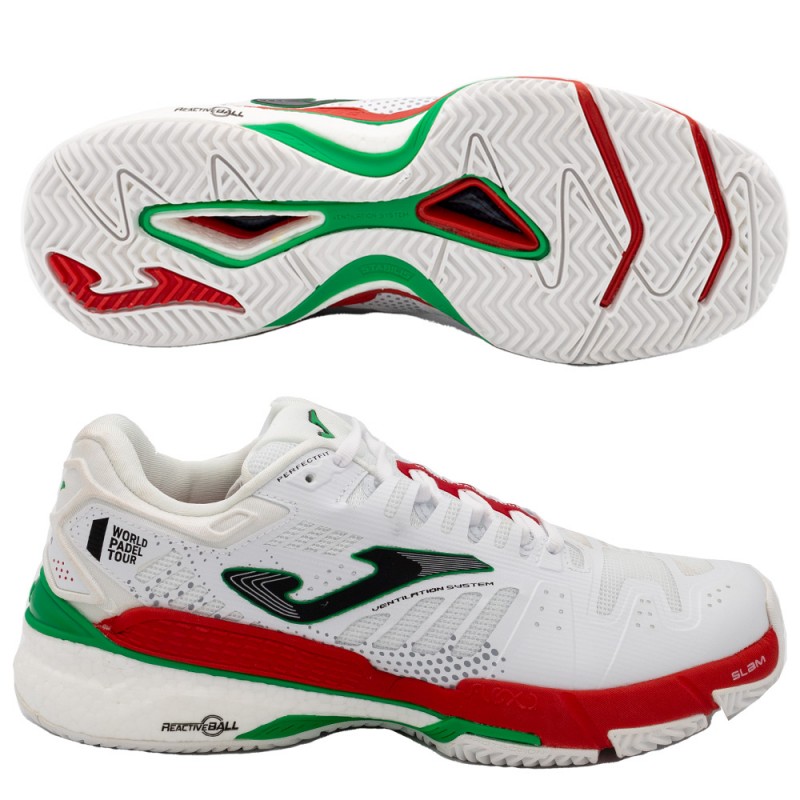 Zapatillas Joma T.SLAM MEN 2202 blanco rojo